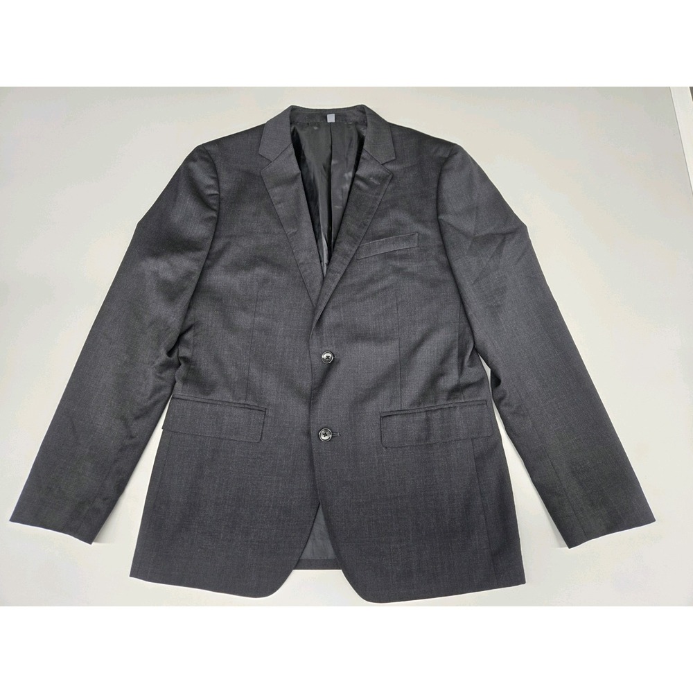 Bonobos Men's Slim Fit 2 Button Wool Blend‎ Blazer 15400 Charcoal Size 40R